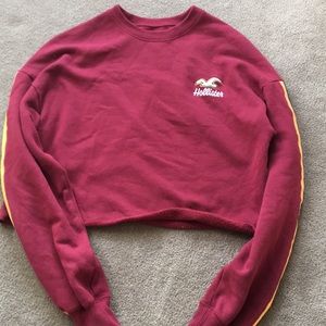 Hollister Long Sleeve Cropped Sweatshirt